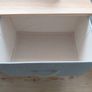 6 Drawer Storage Unit Fabric Drawers Wooden Top Image 3