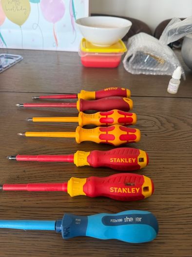 Screwdrivers PZ2 PH2 VDE