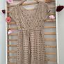 Crochet top/tunic /beachwear 100% cotton size large 12/14 Image 2