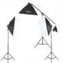 44140 Softbox Set Boom Arm 4 Head 540W 3 Backdrops Kit Image 6