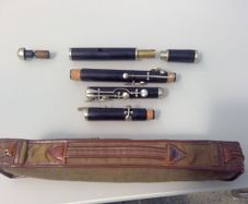 Antique D flute Cocuswood  8 key