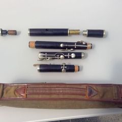 Antique D flute Cocuswood  8 key