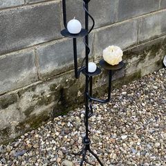 Gorgeous Cast Iron Candle Holder