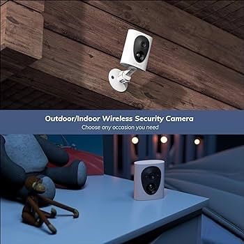 Wireless Security Camera Outdoor, 1080P WiFi CCTV For Home Security, With Rechargeable Battery, Colorful Night Vision, Remote Access, PIR Motion Detection, 2-Way Audio, Alexa
