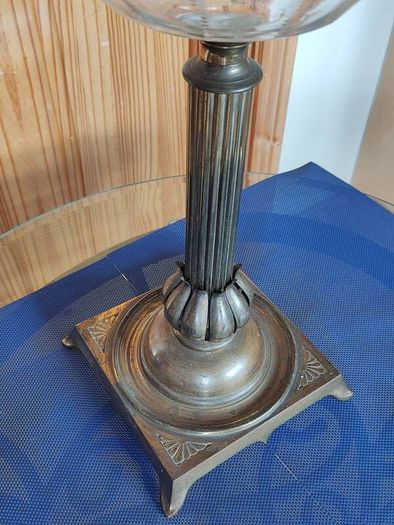Antique oil lamps in very good condition. 305 each