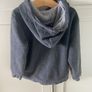 Grey Gap zipped hoody jacket 2-3 Image 2