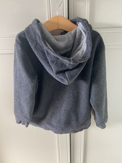 Grey Gap zipped hoody jacket 2-3