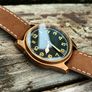 Solid Bronze field watch. Image 2