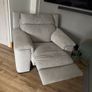 Silver grey electric armchair Image 7