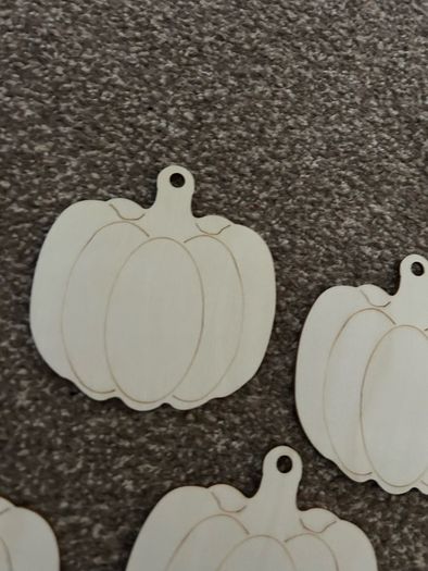 Wooden Halloween Decorations for personalisation.