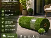 Artificial Grass 15 x 7 ft 35 mm Premium Fake Grass Lawn Roll UV Resistant Synthetic Turf for Garden Patio Balcony Pets and Outdoor Areas