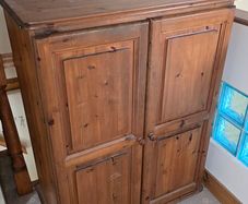 Pine wardrobe