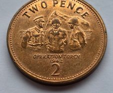 Gibraltar 2p Operation Torch, 1942
