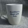 MAGIC 105.4 FM (Foxy in the Morning Breakfast Show) - a radio show promotional mug (early 2000s) Image 3