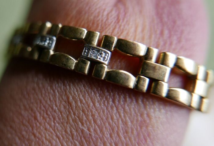 Vintage Gold Plated Bracelet (no hallmarked)