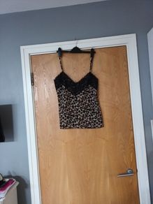 Boohoo  Animal  Print Cami Top. Size - 12.  B.N.W.T.