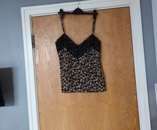 Boohoo  Animal  Print Cami Top. Size - 12.  B.N.W.T.