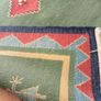 hand-knotted green Gabbeh rug Image 7