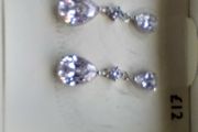 Wedding necklace and earrings