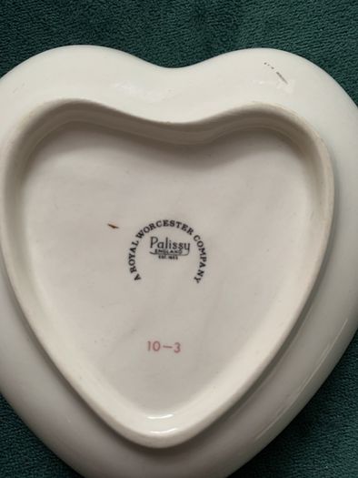 Royal Worcester Palissy trinket dish