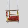 Wooden Adjustable Baby Swing Image 2