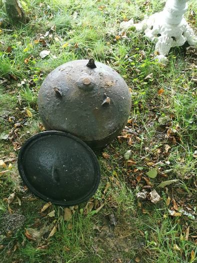 A selection of old skillets