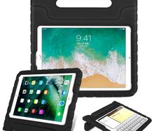 For Apple iPad Air 2019 Kids Case Shockproof Cover With Stand Black