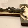 French Art Deco Wall Crucifix 1930s Image 4