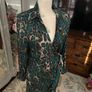 Pinko Emerald Leopard Skin short dress NWT size 12 Image 3