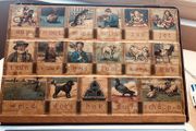 Vintage Dutch Wooden Spelling Board