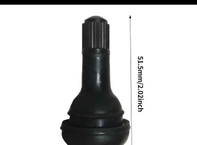 50PCS Tubeless Valve, Car Tyre Valve Caps, Rubber Tyre Valve, Car Tire Valve, Wheel Tire Valve Stem, TR414 Valve Nozzle with Valve Core for Tubeless Rim Holes on Standard Vehicle Tires