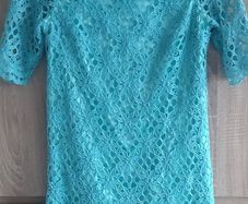 Jax aqua lace dress fits xs /s