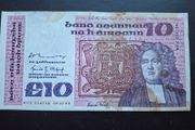 The Central Bank of Ireland. B Series 10 Pounds (1980)