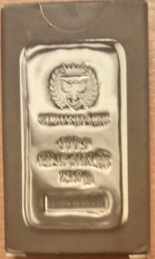 Silver Bar 250gm Germania Mint