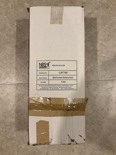 Bath Grab Rail - Deluxe Bath Grab Bar - NRS Healthcare