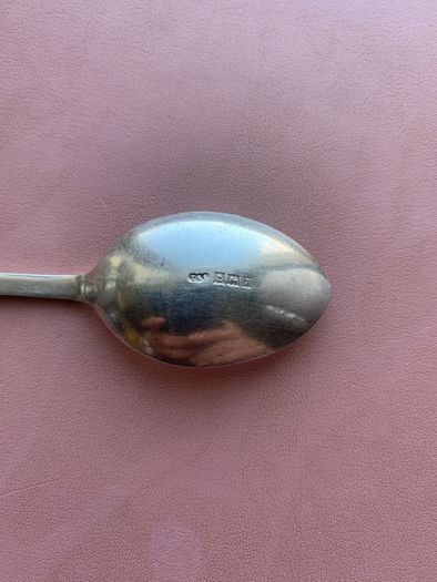 Sterling Silver London Souvenir Spoon Two Dragons and Red Cross