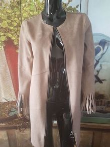 Gorgeous  Boho Fringe Coat  Size M Size 10, AV