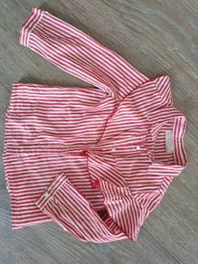 Zara red stripes shirt 5-6