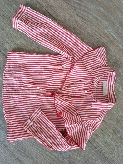 Zara red stripes shirt 5-6