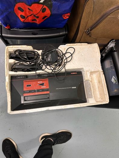 Sega Master System console and games Sonic