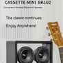 Cassette Bass HiFi Transparent Portable Bluetooth Speaker. Image 5