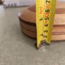 Vintage Oval Wooden Jewellery Box Layered Multi Wood Image 4