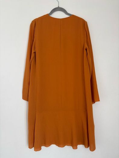 COS Yellow Layered A-line Dress