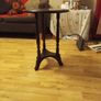 Cherry Wood vintage phone stand or possibly flower stand Image 4