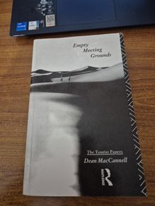 Empty Meeting Grounds the tourist papers Dean McCannell