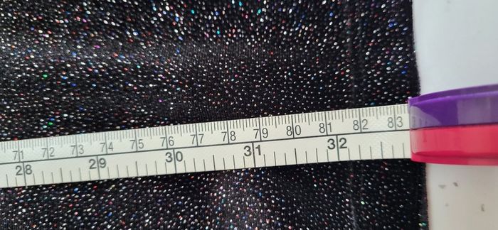 H&M black velvet sparkle dress Sz S (Fit 10-12UK)