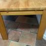 Solid Oak Extendable Dining Table Diamond Furniture excellent Condition Image 3