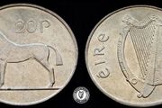 [#465] - Ireland 1992 | 20p | 20 Pence | Horse | KM.25 | BU