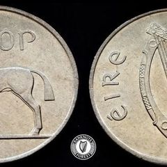 [#465] - Ireland 1992 | 20p | 20 Pence | Horse | KM.25 | BU
