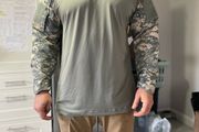Military Camo zip Pullover Size XXL